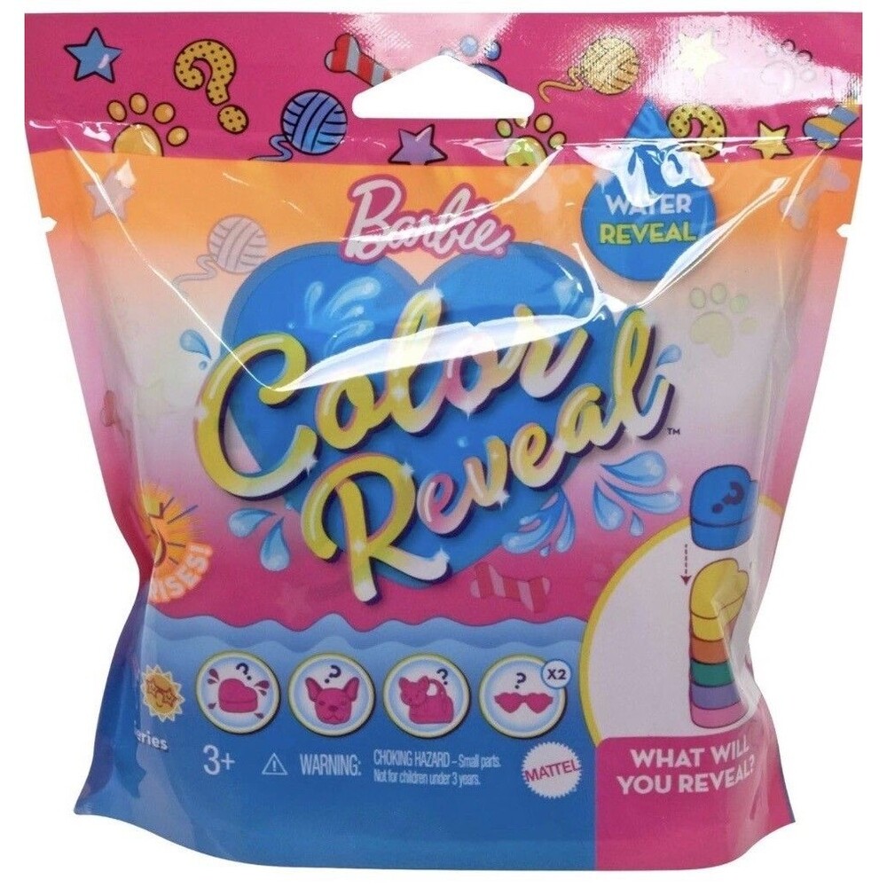 Mattel Barbie Color Water Reveal Series 5 Pets Ages 3+